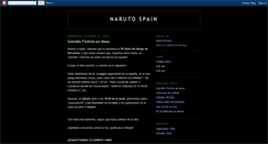 Desktop Screenshot of narutospain.blogspot.com