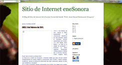 Desktop Screenshot of blogenesonora.blogspot.com