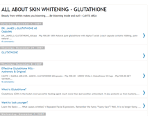 Tablet Screenshot of glutathioneskinwhiteningessentials.blogspot.com
