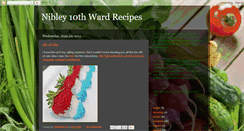 Desktop Screenshot of nibley10wardrecipes.blogspot.com