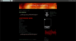 Desktop Screenshot of extremitymetal.blogspot.com