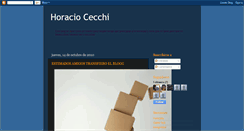 Desktop Screenshot of horaciocecchi.blogspot.com