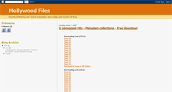 Desktop Screenshot of mollywoodfiles.blogspot.com