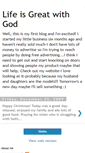 Mobile Screenshot of lifeisgreatwithgod.blogspot.com