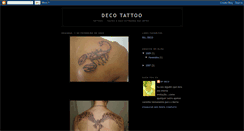 Desktop Screenshot of decotattoo.blogspot.com