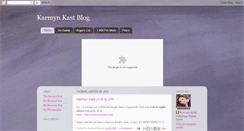 Desktop Screenshot of karmynkast.blogspot.com