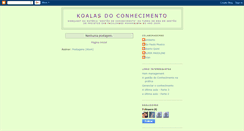 Desktop Screenshot of koalasdoconhecimento.blogspot.com