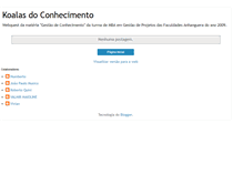 Tablet Screenshot of koalasdoconhecimento.blogspot.com