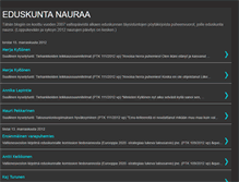 Tablet Screenshot of eduskuntanauraa.blogspot.com