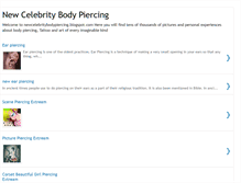 Tablet Screenshot of newcelebritybodypiercing.blogspot.com