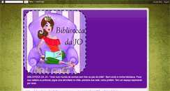 Desktop Screenshot of bibliotecadajo.blogspot.com