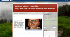 Desktop Screenshot of nutricionysaludentuvida.blogspot.com