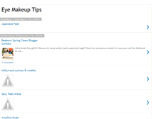 Tablet Screenshot of eyemakeupfree-tips.blogspot.com