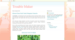 Desktop Screenshot of dya-troublemaker.blogspot.com