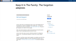 Desktop Screenshot of keepitinthefamilytheforgottenadoptees.blogspot.com