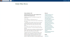 Desktop Screenshot of daily-film-news.blogspot.com