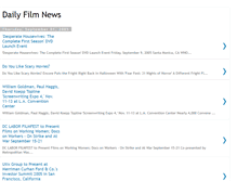 Tablet Screenshot of daily-film-news.blogspot.com