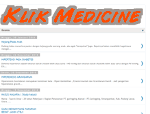 Tablet Screenshot of klikmedicine.blogspot.com