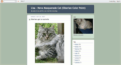 Desktop Screenshot of lisa-the-cat.blogspot.com