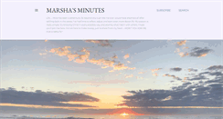 Desktop Screenshot of marshasminutes.blogspot.com