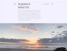 Tablet Screenshot of marshasminutes.blogspot.com