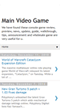 Mobile Screenshot of mainvideogames.blogspot.com