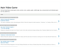 Tablet Screenshot of mainvideogames.blogspot.com
