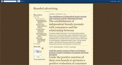 Desktop Screenshot of branded-advertising.blogspot.com