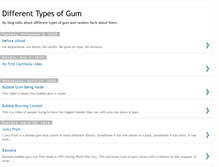 Tablet Screenshot of differenttypesofgum.blogspot.com