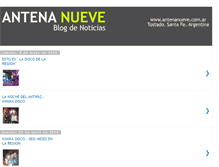 Tablet Screenshot of antena9.blogspot.com