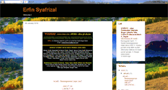 Desktop Screenshot of erfinsyafrizal.blogspot.com