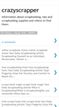 Mobile Screenshot of crazyscrapper.blogspot.com