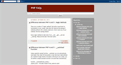 Desktop Screenshot of phpfaqs.blogspot.com