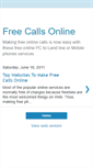 Mobile Screenshot of callsonlinefree.blogspot.com
