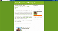 Desktop Screenshot of barbieandchocolatesandpaintings.blogspot.com