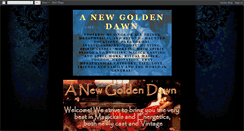 Desktop Screenshot of a-new-golden-dawn.blogspot.com