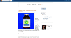 Desktop Screenshot of livefoodpuppy.blogspot.com