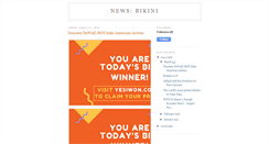 Desktop Screenshot of newsbikini.blogspot.com