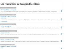 Tablet Screenshot of francoisparenteau.blogspot.com