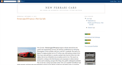 Desktop Screenshot of new-ferrari-cars.blogspot.com