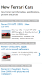 Mobile Screenshot of new-ferrari-cars.blogspot.com