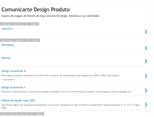 Tablet Screenshot of comunicartedesign-produto.blogspot.com