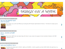 Tablet Screenshot of designonawhim.blogspot.com