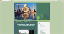 Desktop Screenshot of indiaparatodos.blogspot.com