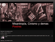 Tablet Screenshot of misantropoycinismo.blogspot.com