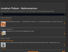 Tablet Screenshot of melioramentum.blogspot.com