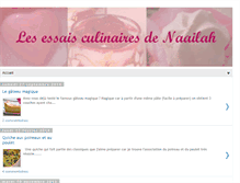 Tablet Screenshot of cuisinedenaailah.blogspot.com