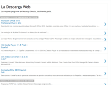 Tablet Screenshot of ladescargaweb.blogspot.com