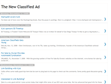 Tablet Screenshot of freeclassifiedadsmarketing.blogspot.com