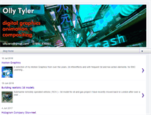 Tablet Screenshot of ollytyler.blogspot.com
